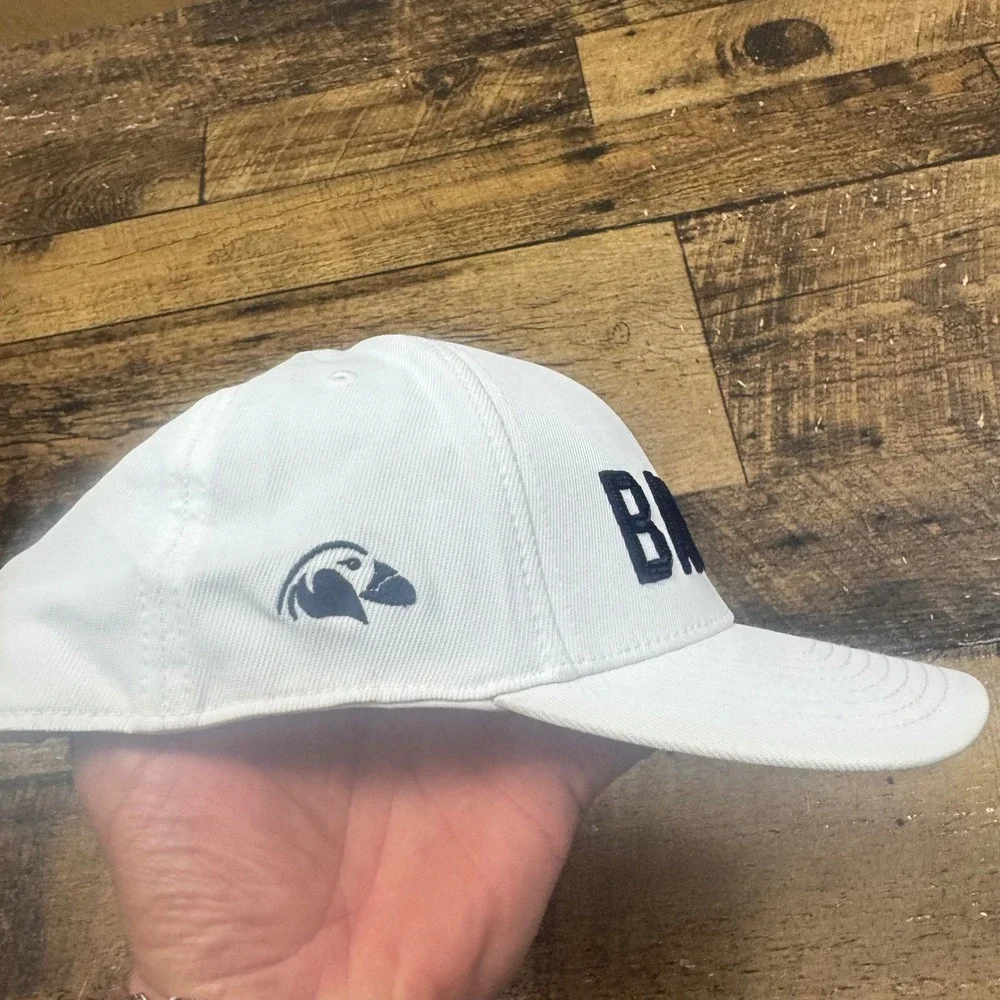 G/FORE Bandon Dunes Golf Hat White Flexfit 110 Snapback Puffin Logo Adjustable